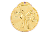 Metaal Gepersonaliseerde Medaillestoekenning 65*65mm voor Taekwondoconcurrentie