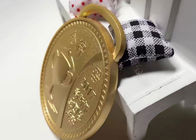 Eerste van de Douanesporten van het Plaatsmetaal Medailles 4mm Dikte met het Patroon van de Trofeekop