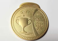 Eerste van de Douanesporten van het Plaatsmetaal Medailles 4mm Dikte met het Patroon van de Trofeekop