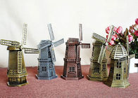 Miniatuurdiy-Ambachtgiften Wereldberoemde Nederlandse de Windmolenreplica van het de Bouw Modelmessing