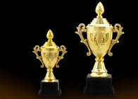 De goud Geplateerde Kop van de Type Plastic Trofee, de Trofee van de de Sportenkop van het Douaneembleem