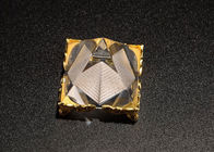 K9 de Witte Materiële Aangepaste Grootte van het Kristalglas Toekenning met Gouden Metaalbasis