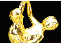Goud Geplateerde Plastic Trofeekop voor Olympische Spelen Dansende Winnaars