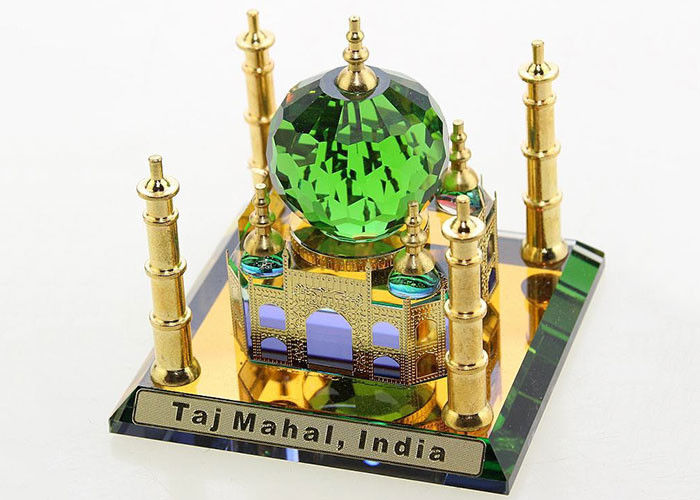Miniatuurreplica 80*80*70mm van Kristaltaj Mahal voor Reis herdenkt