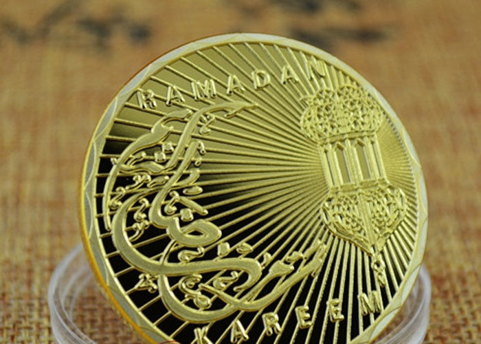 3D Opgeheven Gebakken Email Militaire Medaille, Arabisch Cultuur Herdenkings Gouden Muntstuk